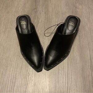 3 for $30 Women’s Time and Tru Black Mules Sleek Minimalist Design